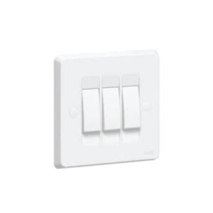 Tenby 10A Switch 3x1 way White