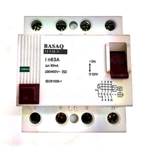Basaq 4P 63A, Residual Current Circuit Breaker