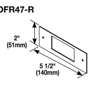 Legrand OFR Series Overfloor Raceway Decorator Device Plate
