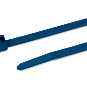 Cable tie inside serrated detectable, 100.0x2.5mm, ?1.5-22.0mm, blue, 100pcs.