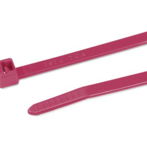 Cable tie inside serrated, 101.6x2.5mm, ⌀1.5-22.0mm, pink, 100pcs.
