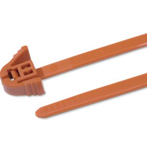 Releasable cable tie, 200x4.7mm, ⌀16.0-50.0mm, 135N, orange, 100pcs.