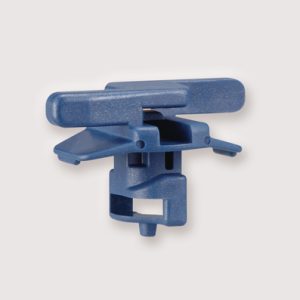 Aluminium frame mount, T=5.5 ? 6.0mm, blue, 100pcs.