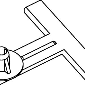 Bundling clip for hole (round), L=50.0mm, SO=36.0mm, natural, 1000pcs.