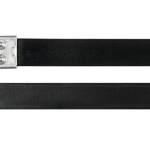 Stainless steel cable tie, ball bearing lock, 1524x16mm, ?25-230mm, black, 25pcs.