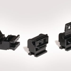 Connector clip, black, 500pcs.