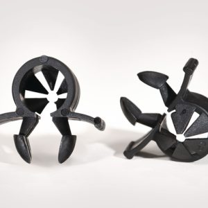 Cable clip for hole (round), ⌀6.5 mm, Dmin=2mm, Dmax=8mm