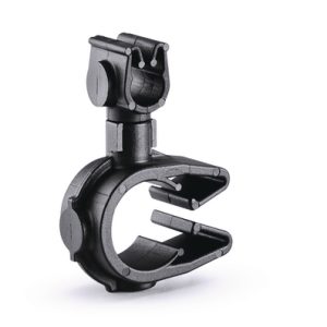 Cable clip with pipe/tube holder, Dmin=9.5mm, Dmax=11.5mm, nom⌀=10.0 mm, nom⌀2=5.0 mm
