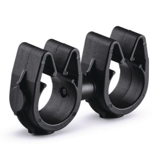 Cable clip with pipe/tube holder, Dmin=10.5mm, Dmax=13.8mm, nom?=12.0 mm, nom?2=12.0 mm
