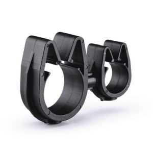 Cable clip with pipe/tube holder, Dmin=10.5mm, Dmax=13.8mm, nom⌀=12.0 mm, nom⌀2=19.0 mm