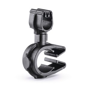 Cable clip with pipe/tube holder, Dmin=10.5mm, Dmax=13.8mm, nom⌀=12.0 mm, nom⌀2=6.0 mm