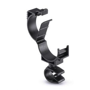 Cable clip with pipe/tube holder, Dmin=10.5mm, Dmax=13.8mm, nom⌀=12.0 mm, nom⌀2=20.0 mm - 25.0 mm