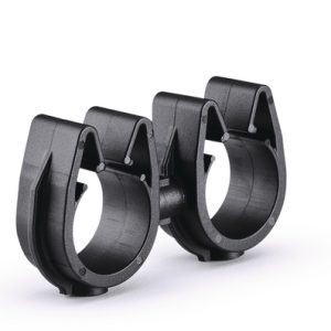 Cable clip with pipe/tube holder, Dmin=13.0mm, Dmax=15.8mm, nom?=14.0 mm, nom?2=14.0 mm