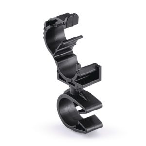 Cable clip with pipe/tube holder, Dmin=13.0mm, Dmax=15.8mm, nom⌀=14.0 mm, nom⌀2=5.0 mm - 9.0 mm