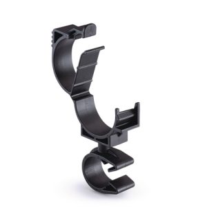 Cable clip with pipe/tube holder, Dmin=14.0mm, Dmax=18.3mm, nom⌀=16.0 mm, nom⌀2=20.0 mm - 25.0 mm