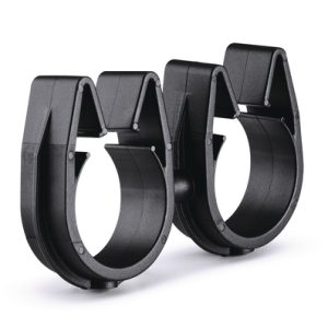 Cable clip with pipe/tube holder, Dmin=20.0mm, Dmax=25.0mm, nom?=22.0 mm, nom?2=22.0 mm