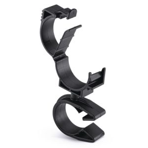 Cable clip with pipe/tube holder, Dmin=20.0mm, Dmax=25.0mm, nom⌀=22.0 mm, nom⌀2=20.0 mm - 25.0 mm