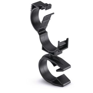 Cable clip with pipe/tube holder, Dmin=23.0mm, Dmax=29.0mm, nom⌀=26.0 mm, nom⌀2=20.0 mm - 25.0 mm