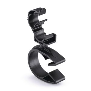 Cable clip with pipe/tube holder, Dmin=23.0mm, Dmax=29.0mm, nom?=26.0 mm, nom?2=5.0 mm - 9.0 mm