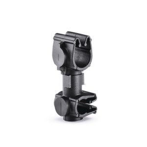 Cable clip with pipe/tube holder, Dmin=4.0mm, Dmax=5.5mm, nom⌀=5.0 mm, nom⌀2=6.0 mm