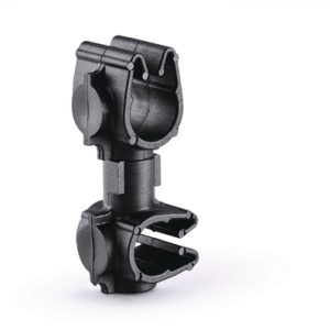 Cable clip with pipe/tube holder, Dmin=4.0mm, Dmax=5.5mm, nom⌀=5.0 mm, nom⌀2=7.0 mm
