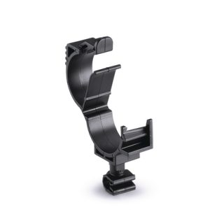 Cable clip with pipe/tube holder, Dmin=4.0mm, Dmax=5.5mm, nom⌀=5.0 mm, nom⌀2=15.0 mm - 19.0 mm