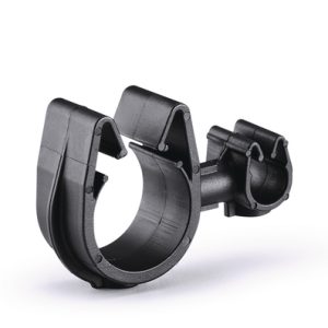 Cable clip with pipe/tube holder, Dmin=5.5mm, Dmax=6.8mm, nom⌀=6.0 mm, nom⌀2=16.0 mm