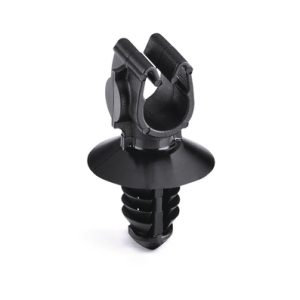 Cable clip for hole (round), T=0.6 - 5.5mm, ⌀6.1 - 6.9 mm/6.35 mm (hexagonal), Dmin=5.5mm, Dmax=6.8mm, nom⌀=6.0 mm