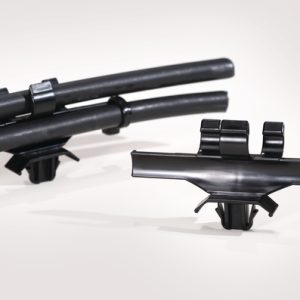 Bundling clip for hole (round), L=77.8mm, black, 2000pcs.