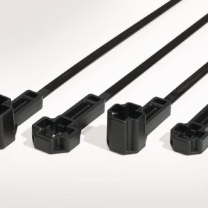 Fixing tie for stud, ⌀2.0-50.0mm, black, 100pcs.