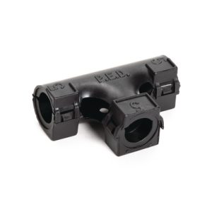 Corrugated tubing, ID=12.7mm, black, 425pcs.