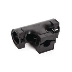 Corrugated tubing, ID=19.1mm, black, 200pcs.