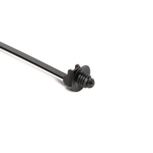 Fixing tie for hole (round), outside serrated, ⌀1.0-35.0mm, black, 4000pcs.