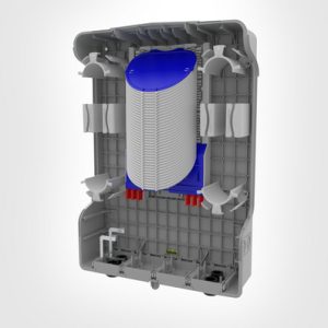 MDU S5 Splice Only with 36 SC-B MKII ANT trays - 2 Loop Storage Managers for 432 splices