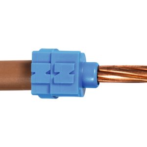 Cable marker, moulded "N", ⌀16.0-25.0mm, blue, bag=1000pcs.