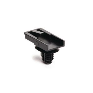 Connector clip for hole (oval), EWCAP-005-23, black, 1500pcs.