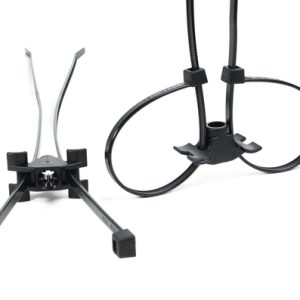 Fixing tie for stud, ⌀85.0mm, black, 250pcs.