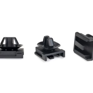 Connector clip, black, 500pcs.