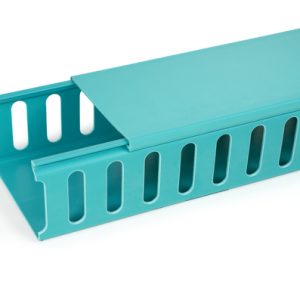 Wiring duct, 80.0x48.7mm, L=2000mm, green, 24m