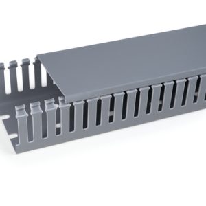Wiring duct, 80.0x48.7mm, L=2000mm, grey, 24m