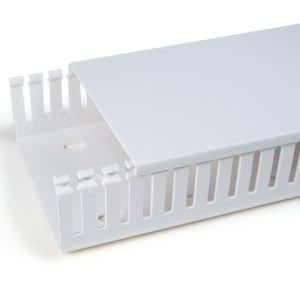 Wiring duct, 80.0x78.7mm, L=2000mm, white, 16m