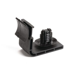 Bundling clip for hole (round), L=66.0mm, SO=32.0mm, black, 1000pcs.