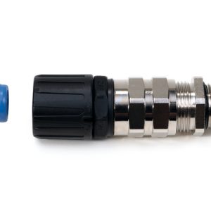 Fitting for corrugated tubing, nom?16mm, M16, black, 10pcs.