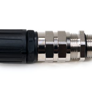 Fitting for corrugated tubing, nom?34mm, PG29, black, 10pcs.