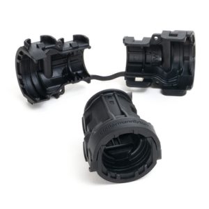 Backshell, 180?, nom?8.5mm, black, 1200pcs.