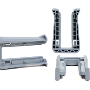 Fixing slider for connectors, T=1.5mm, grey, 1200pcs.