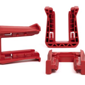 Fixing slider for connectors, T=2.5mm, red, 1500pcs.