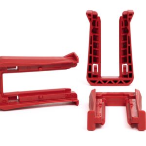 Fixing slider for connectors, T=2.5mm, red, 1200pcs.