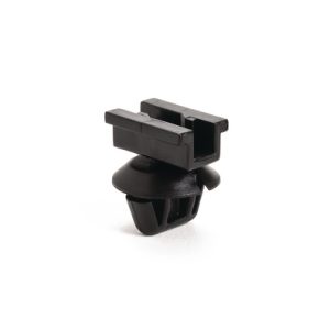 Connector clip for hole (oval), black, 1000pcs.