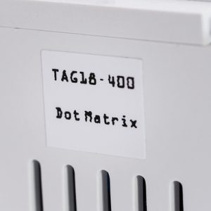 Label, white, dot-matrix print, 38.1x19.05mm, H2=38.1mm, 5000pcs.